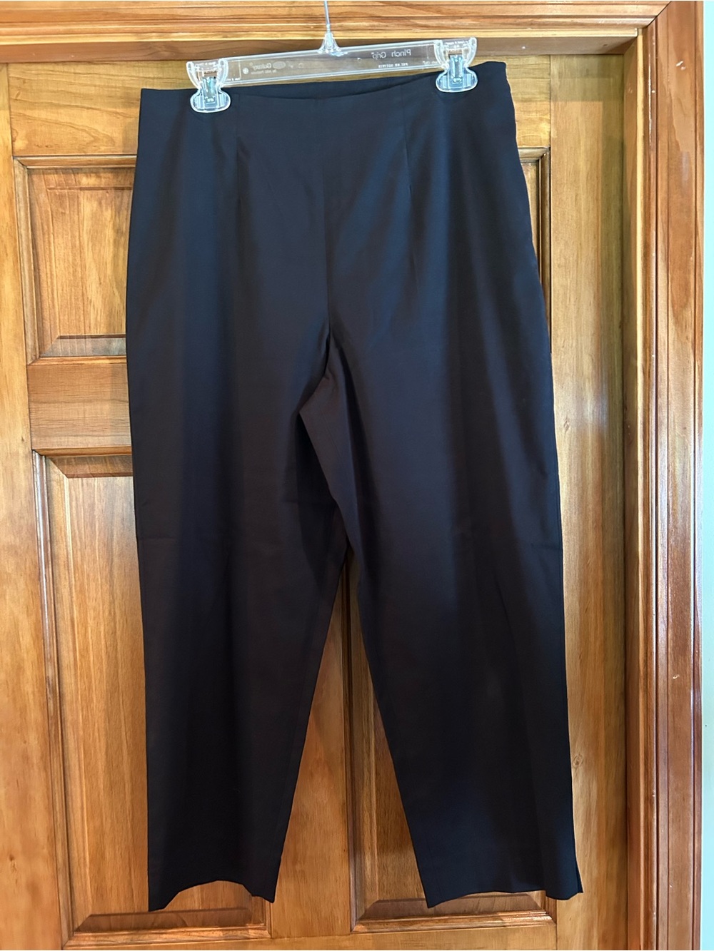Josephine Chaus Women’s Black Stretch Straight Pants